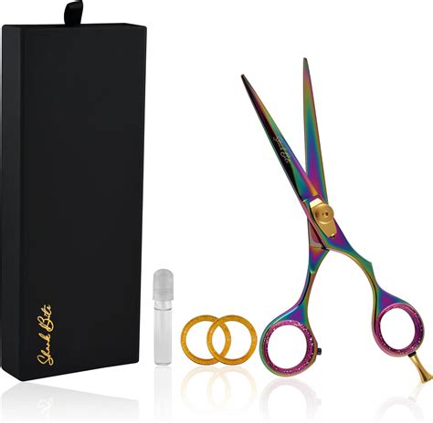 Amazon Professional Hair Cutting Scissors Rainbow Color Sharp