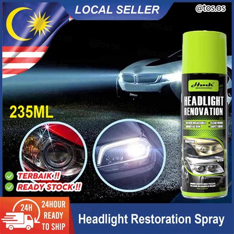 235ml Car Headlight Restoration Spray Headlight Renewal Polishing Agent