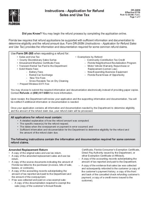 Fillable Online Dr 26sn Instructions For Form Dr 26s Application For