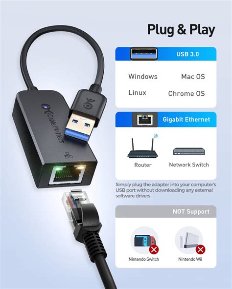 Mua Cable Matters Plug Play Usb To Ethernet Adapter With Pxe Mac