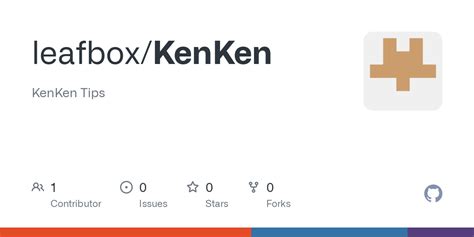 GitHub - leafbox/KenKen: KenKen Tips