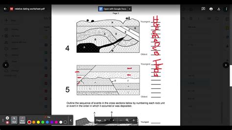 Relative Dating Winter Themed Digital Worksheet Just Add H O