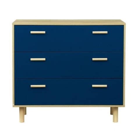 Commode Meuble Avec Tiroirs Pieds Bois De Pin Bleu Lila Prix