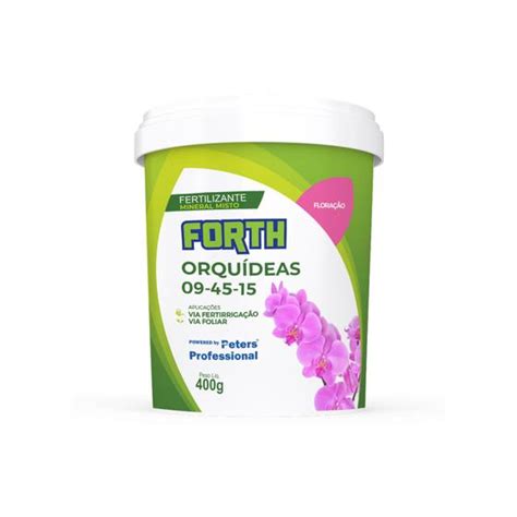 Adubo forth orquídea floração 400 g Fertilizante para Plantas