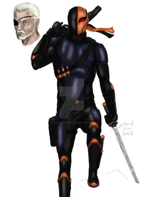 deathstroke design march  color  lucasboltagon  deviantart
