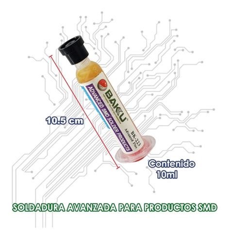 Flux Soldadura Liquida Ml Baku Bk Reballing Mercadolibre