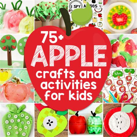 🍎 75+ Apple Crafts & Activities for Preschoolers & Kids of all Ages