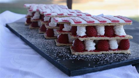 Raspberry Mille Feuilles Here S The Dish