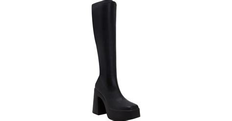 Katy Perry The Heightten Knee High Platform Boot In Black Lyst