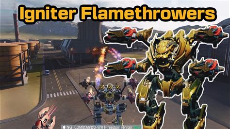 Typhoon Igniter Flame Is Very Good With Extra Damage War Robots