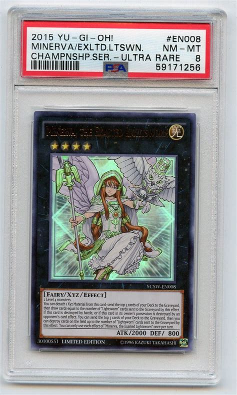 2015 Yu Gi Oh Ycs Prize Minerva The Exalted Lightsworn Ycsw En008