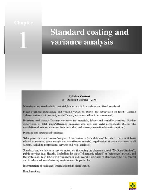 Pdf Standard Costing By Acca Dokumen Tips