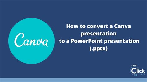 How To Convert A Canva Presentation To A Powerpoint Presentation Pptx