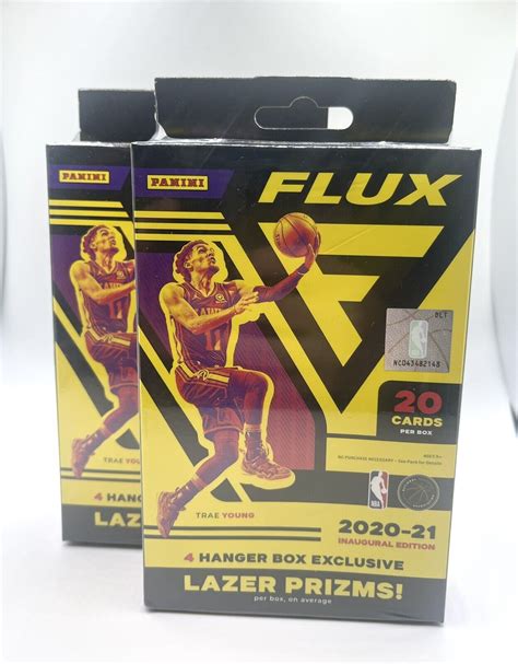 Panini Flux Nba Basketball Factory Sealed Hanger Box Lazer