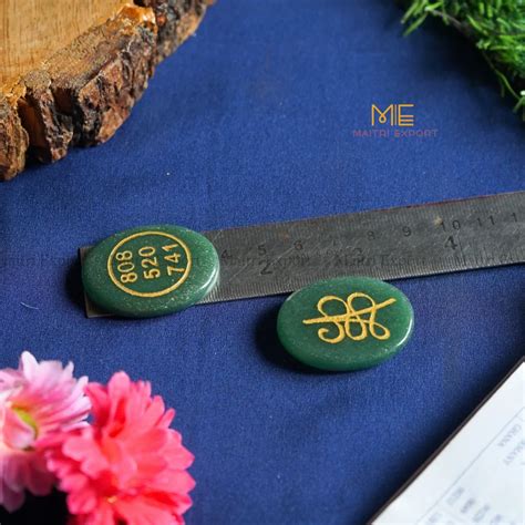 Natural Stone Maitri Export Green Jade Zibu Symbol For Healing Stone