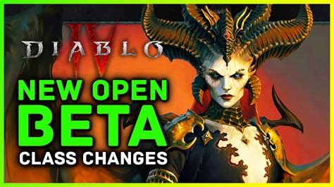 Diablo 4 NEW Open Beta Gameplay Rewards Class Buffs Nerfs World