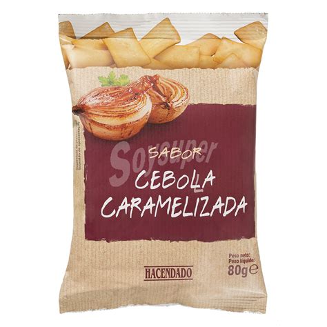 Hacendado Panes Horneados Sabor Cebolla Caramelizada Paquete 80 G