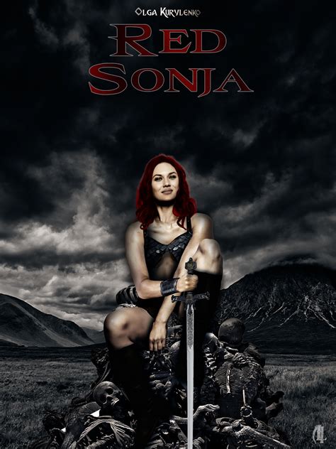 Olga Kurylenko As Red Sonja Movie Poster By Aelryk On Deviantart