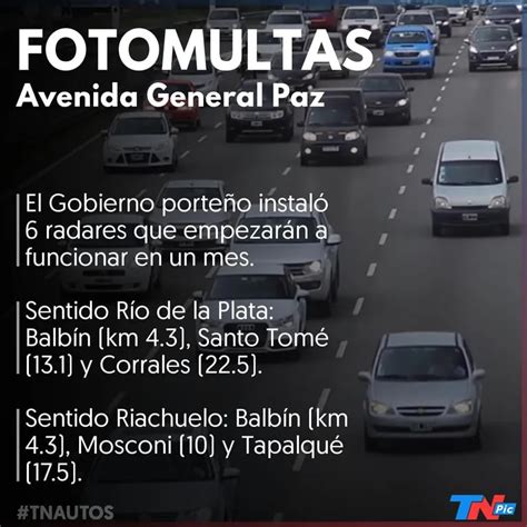 Nuevos Radares De Fotomultas En General Paz Cuándo Empiezan A Funcionar Y Dónde Están Tn