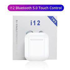 Fone De Ouvido I12 Touch TWS Sem Fio Wireless Bluetooth V5 0 Cor Branco