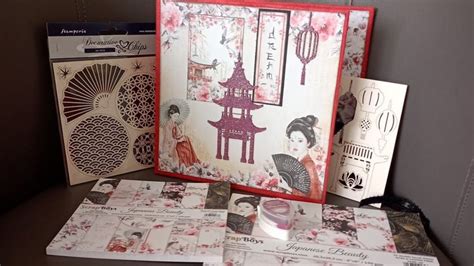 TUTO ALBUM DÉBUTANTS Japanese Beauty STRUCTURE DT Scrapnjoy