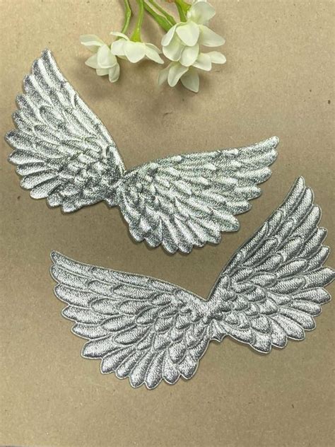 Silver Puffy Angel Wings True Vintage Angel Wings Doll Supplies