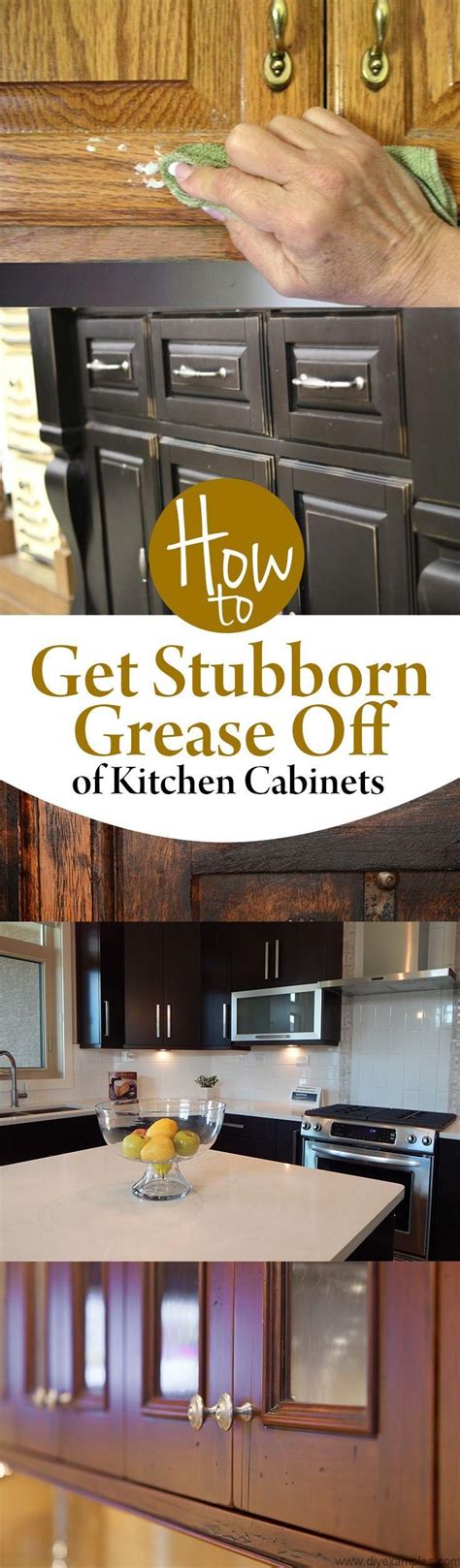 How To Clean Grease And Grime Off Of Kitchen Cabinets