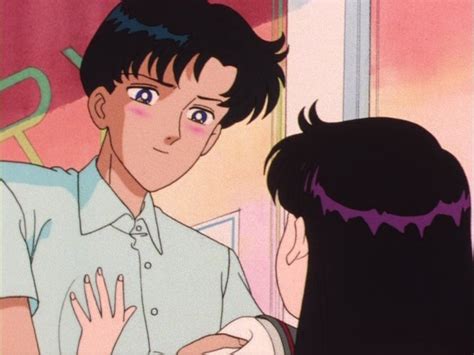 Mamoru Blushes While Looking At Rei Sailor Moon News