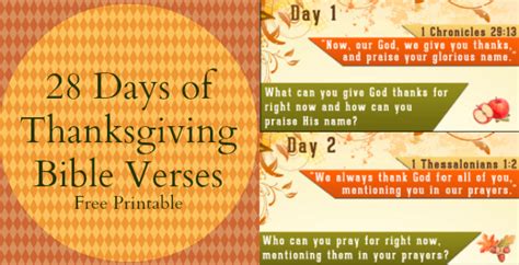 Thanksgiving Bible Verses - Free Thanksgiving Countdown Printable ...