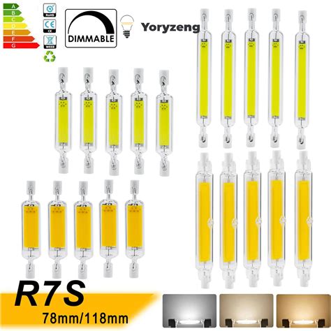 5pcs Dimmable R7s Led Bulb 78mm 118mm Flood Light 7w 15w 28w J Type