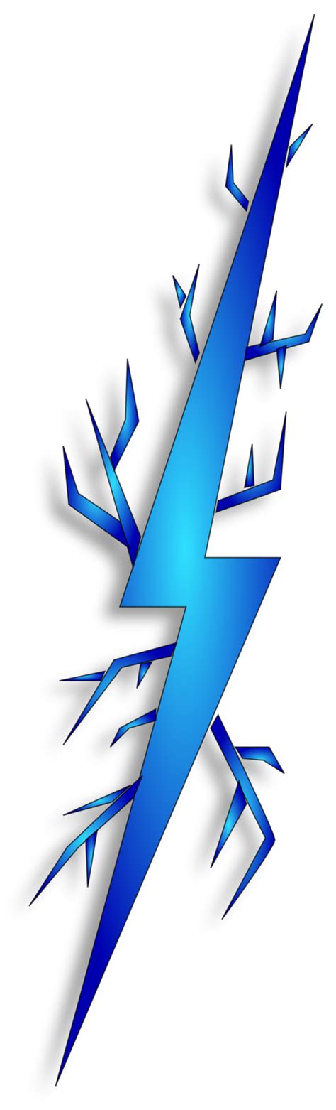 Blue Lightning Bolt Clipart Blue Lightning Bolt Png Transparent