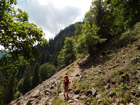 Felsenpfad Col De La Schlucht Frankenthal Le Hohneck Freiweg