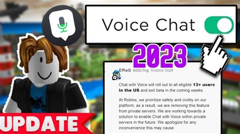 Roblox Voice Chat For Everyone In Coming In A Few Days