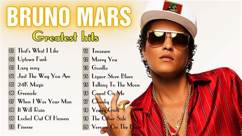 Álbum Completo De Grandes Sucessos De Bruno Mars 2022 Melhores Músicas De Bruno Mars 2022