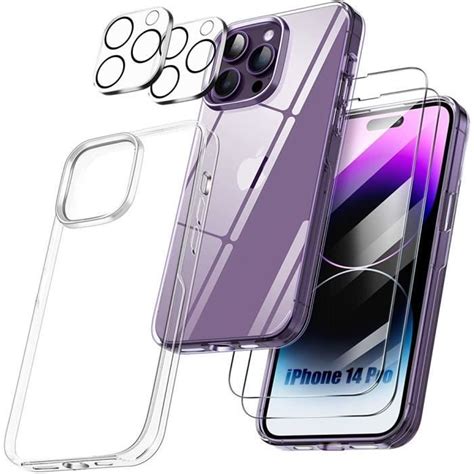 Coque Tpu Pour Iphone Pro Verres Tremp S Et Protections Cam Ra