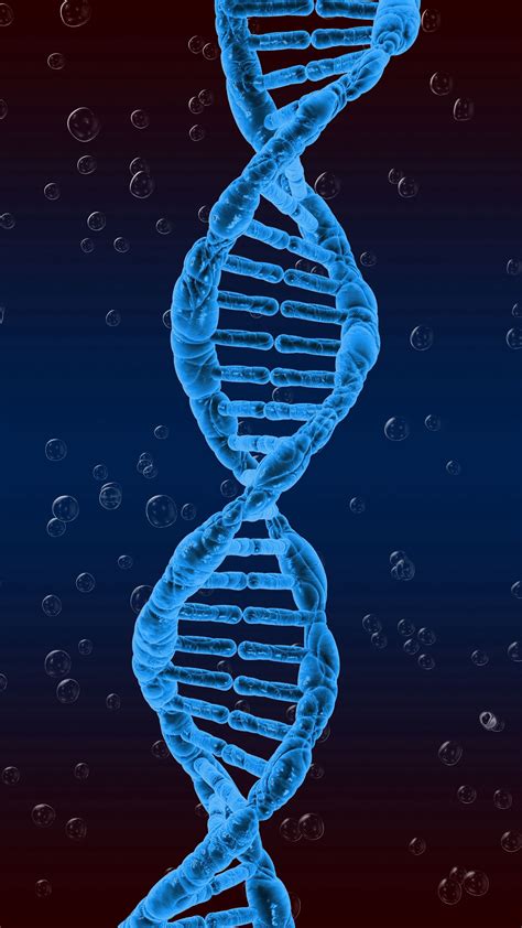 Download Wallpaper 2160x3840 Dna Spiral Genetics Twisted Hd Background