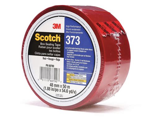 Scotch Box Sealing Tape Red Hot Melt Resin Tape Adhesive Tape