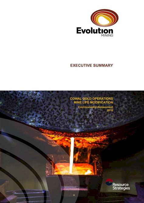 PDF EXECUTIVE SUMMARY Evolution Mining EXECUTIVE SUMMARY Cowal