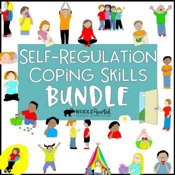 The Self Regulation Coping Skills Bundle Is Shown With Illustrations