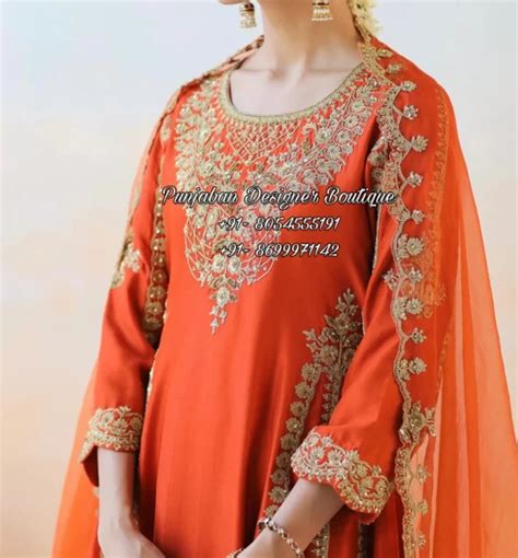 Indian Punjabi Suit Neck Design Punjaban Designer Boutique