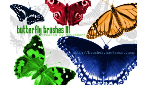 175 Free Photoshop Butterfly Brushes GraphicsBeam