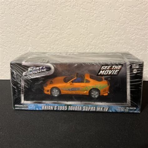 Fast & Furious Brian's 1995 Toyota Supra Mk.IV GREENLIGHT Die-Cast 1:43 ...