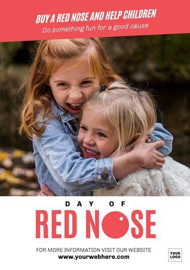 Red Nose Day Poster Templates Editable Online