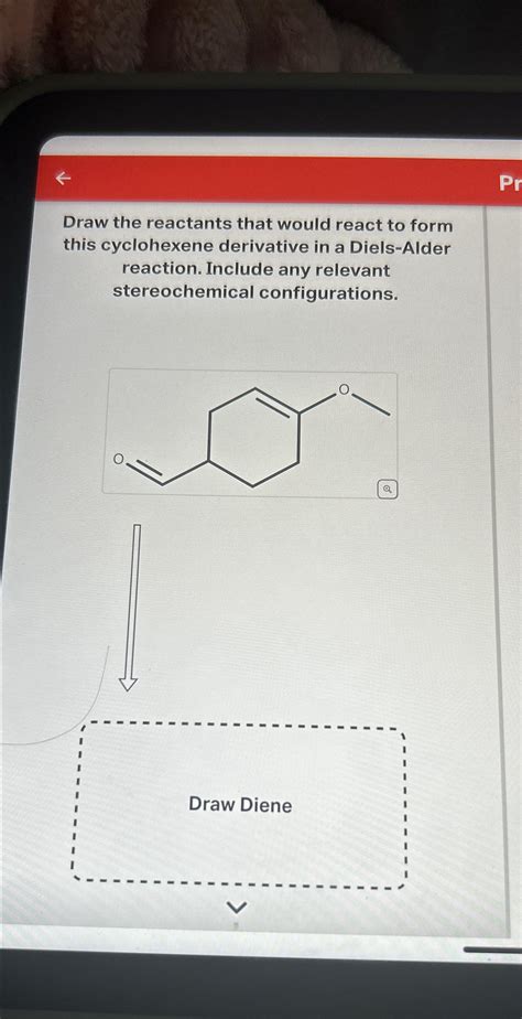 Solved Draw The Reactants That Would React To Form This Chegg