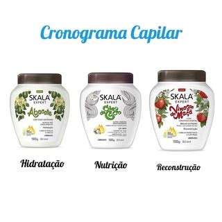 Cronograma Capilar Skala Potes De Kg Shopee Brasil