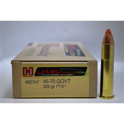 Hornady 45-70 Government 325gr FTX LEVERevolution