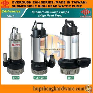 Eah High Head Submersible Pump Products Malaysia Hup Sheng Hardware