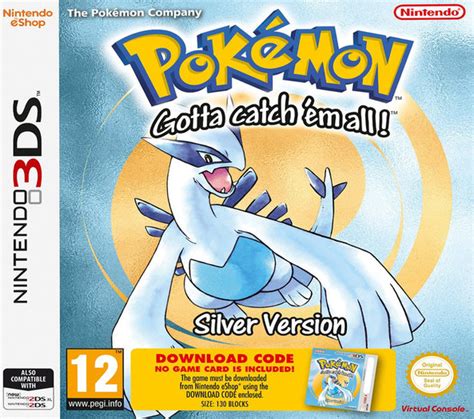 Pokémon Gotta Catch Em All Silver Version ⭐ Nintendo 3ds Game