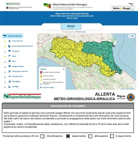 Meteo Per L Epifania Allerta Gialla Per Forte Maltempo Stampa Reggiana