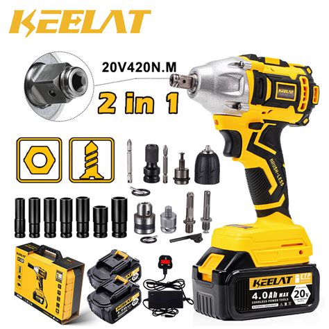 Keelat Kid Nm Vf Electric Cordless Impact Wrench Gun